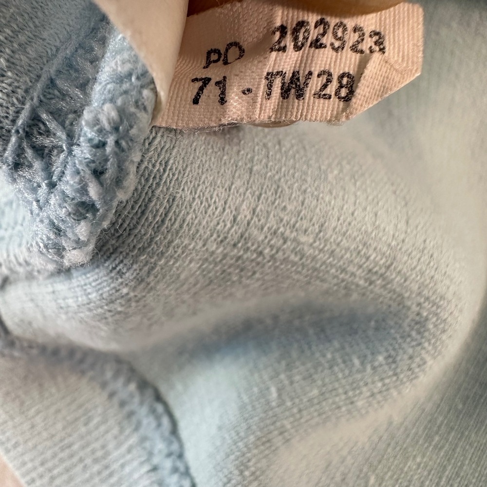 Tommy Bahama Womens Light Blue Ribbed 1/4 Zip Pullover Sweater Small TW2871 - Picture 6 of 8